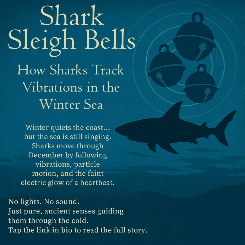 Shark Sleigh Bells: How Sharks Track Vibrations in the Winter Sea Shark Sleigh Bells: How Sharks Track Vibrations in the Winter Sea